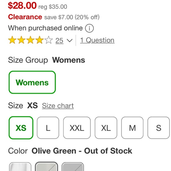 Lined knit dress- Olive color - Picture 8 of 8